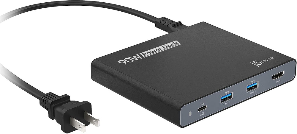 j5create USB-C Travel Hub with PD 65W Power Supply