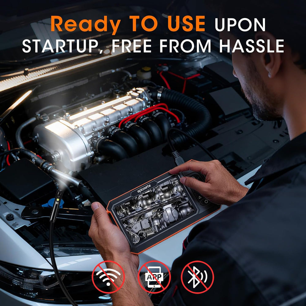 Endoscope Camera with Light, Inspection Camera for Sewer Pipe Automotive