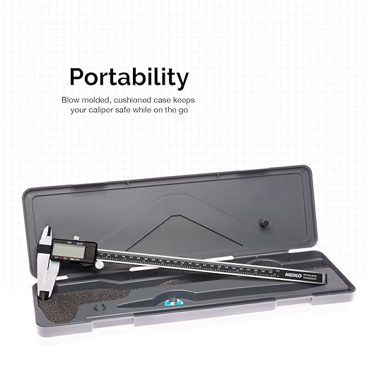 NEIKO 01409A 12” Electronic Digital Caliper | Extra Large Display | 0-12 Inches