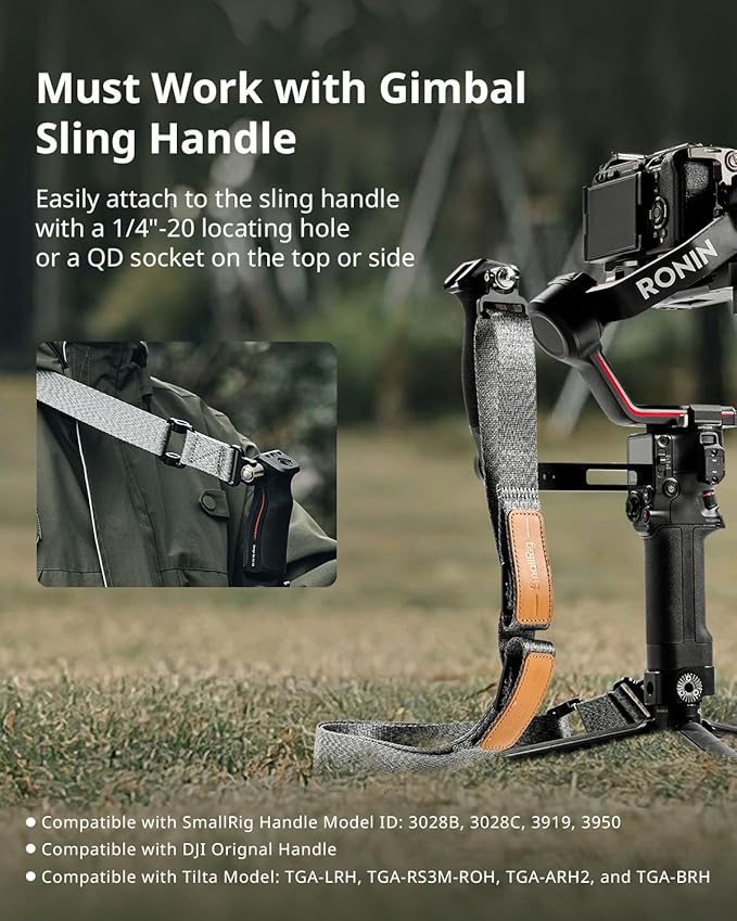 SmallRig RS3 RS2 Weight-Reducing Shoulder Strap Compatible