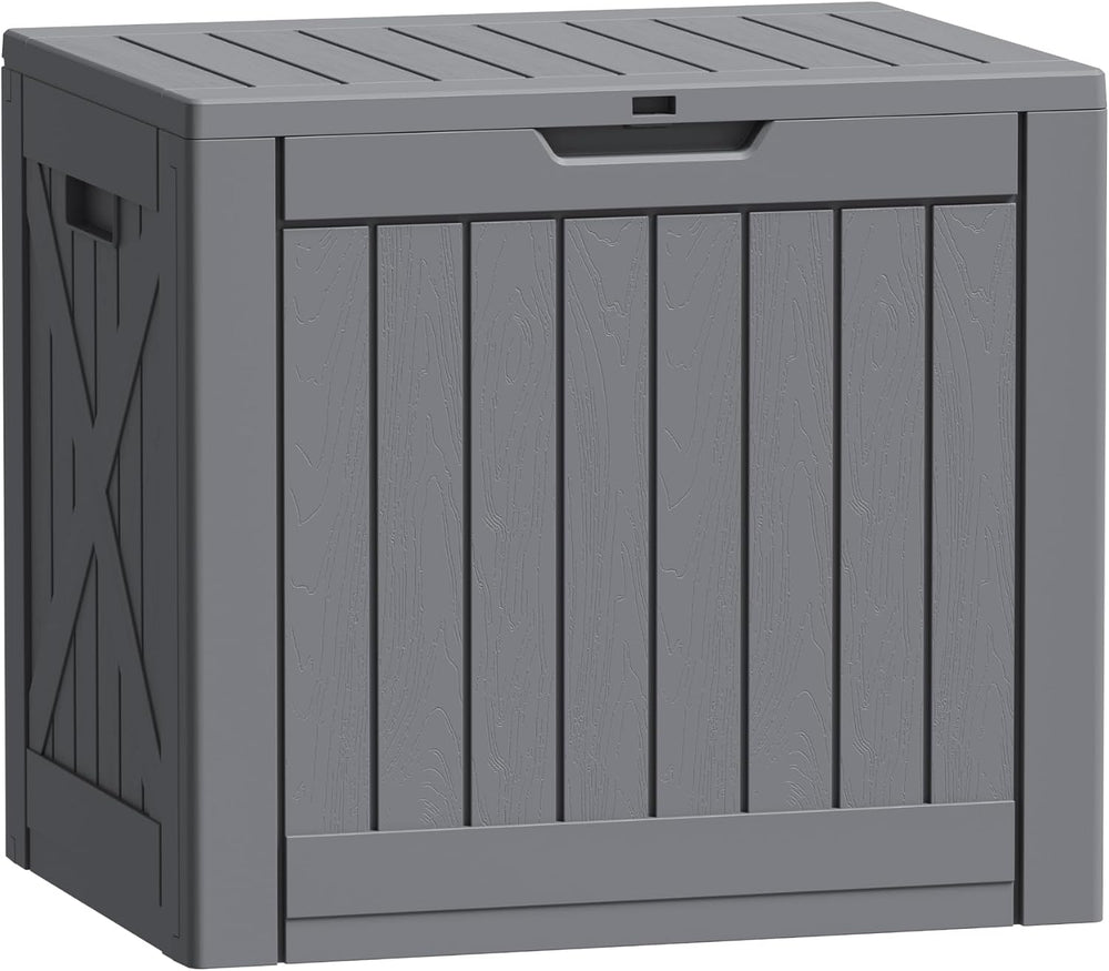 Flamaker Resin Deck Box 40 Gallon Waterproof Outdoor Storage Box