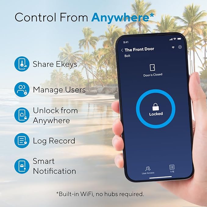 ULTRALOQ Bolt Fingerprint Smart Lock