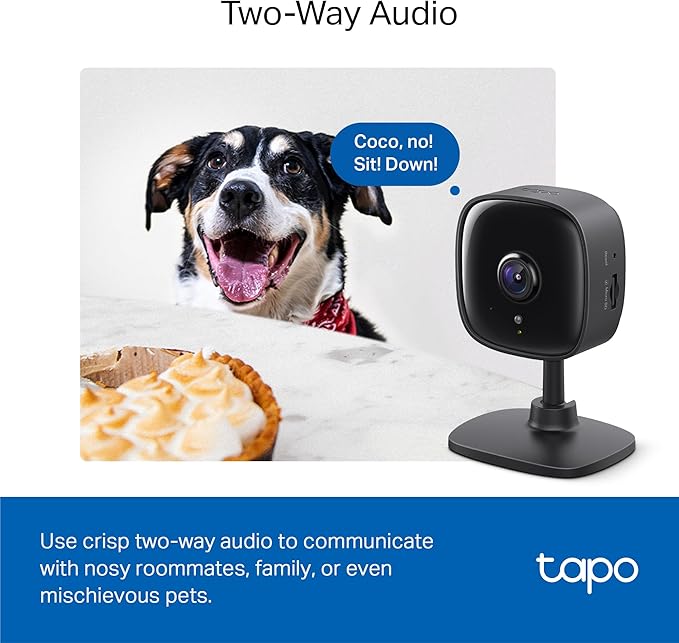 Tapo 1080P Indoor Wired Security Camera (4-Pack)