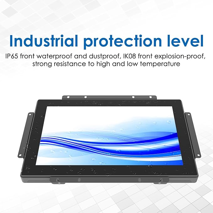 13.3 Inch 1000 Nits High Brightness 10 Points Open Frame Touch Display