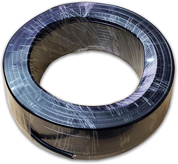 100FT 22 AWG Gauge Wire/Cable RVV 4 Conductor Bare Copper