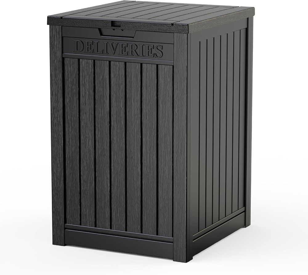 EasyUp 56 Gal Waterproof Outdoor Storage Box UV Resistant Deck Box