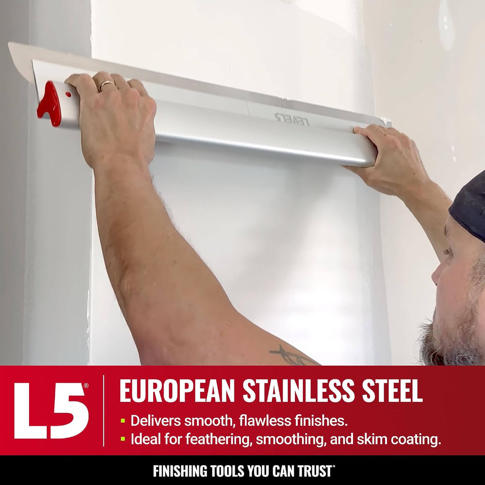 LEVEL5 24-Inch Skimming Blade | Precision 0.3mm German stainless steel blade ...