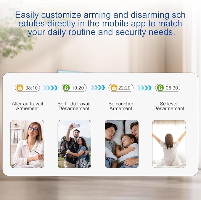 WiFi Wireless Alarm System for Home Security (8pcs)
