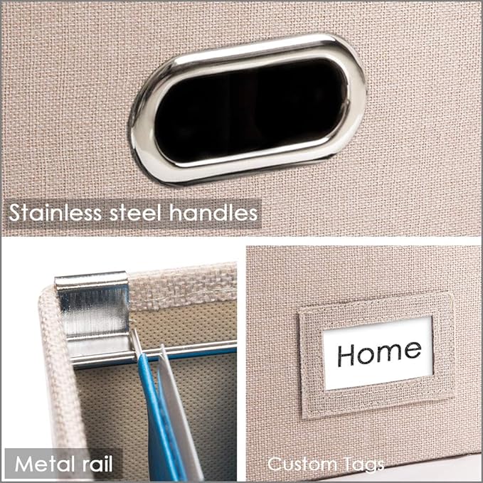 PRANDOM File Organizer Box (Set of 4)