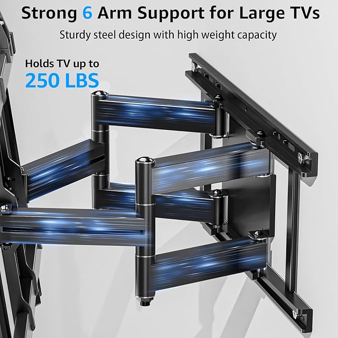 MOUNTUP Heavy Duty Full Motion TV Wall Mount