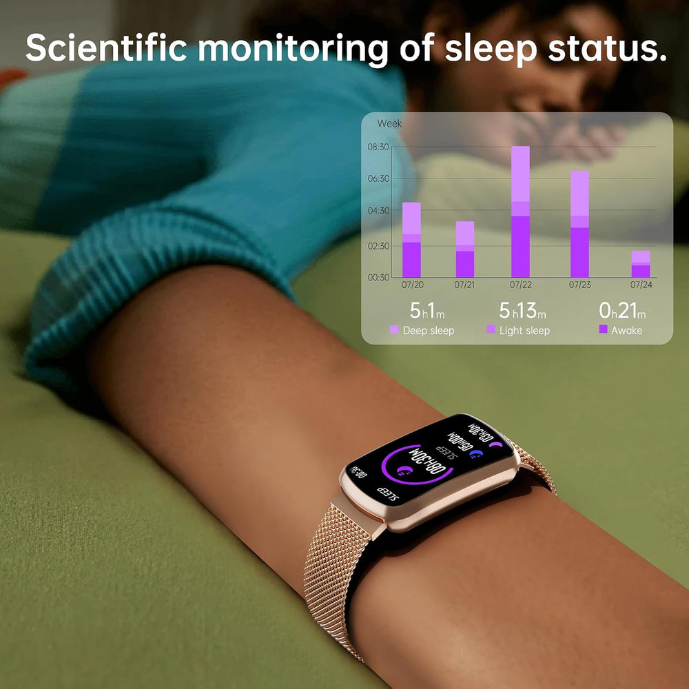 Health Fitness Tracker with 24/7 Heart Rate, Smart Watch with Blood Pressure ...