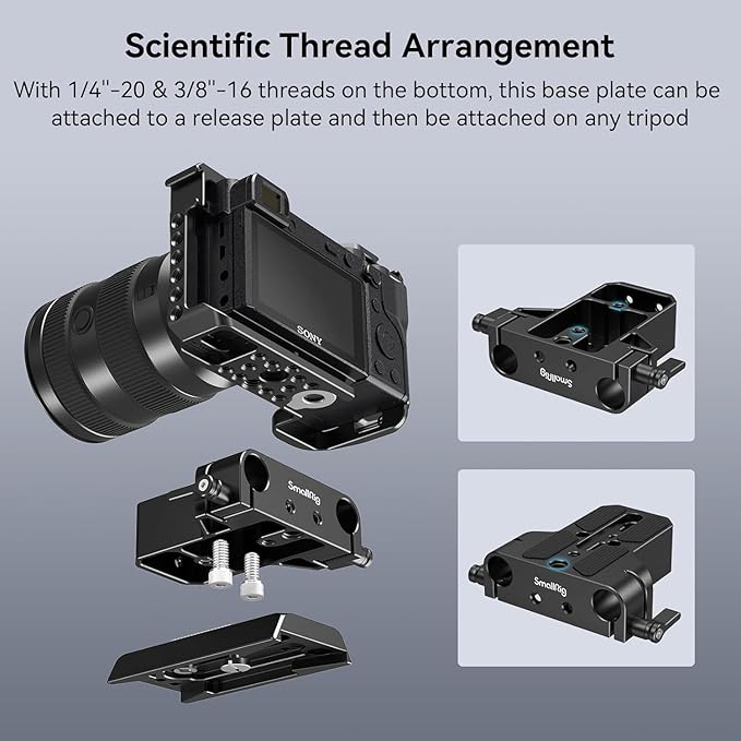 SMALLRIG Camera Base Plate Kit