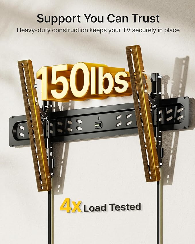 monTEK Ultra Slim Tilting TV Wall Mount Bracket