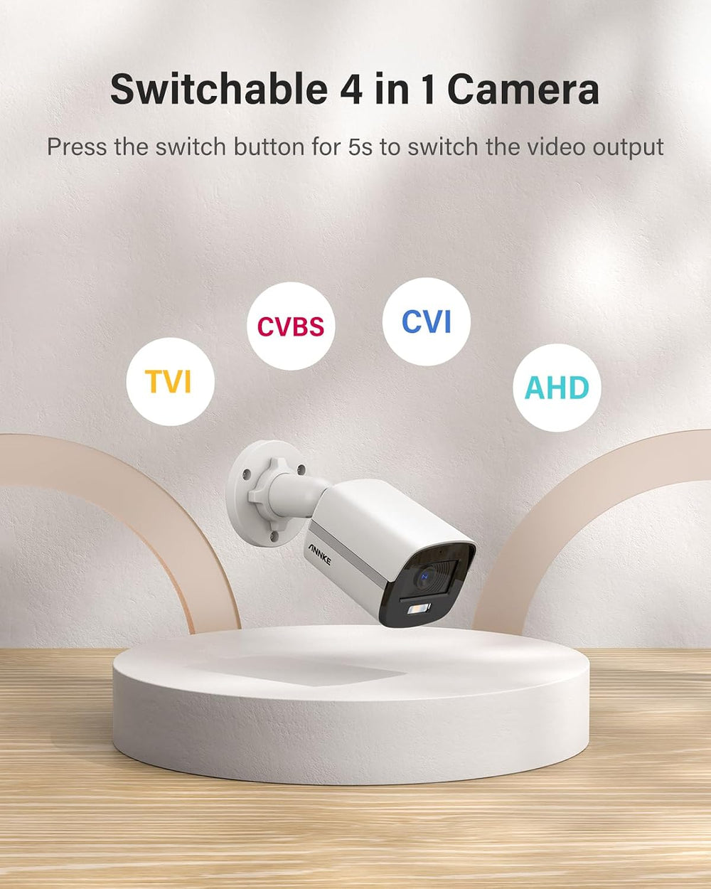 ANNKE 3K Add-On Security Camera Outdoor, Full Color Night Vision, White