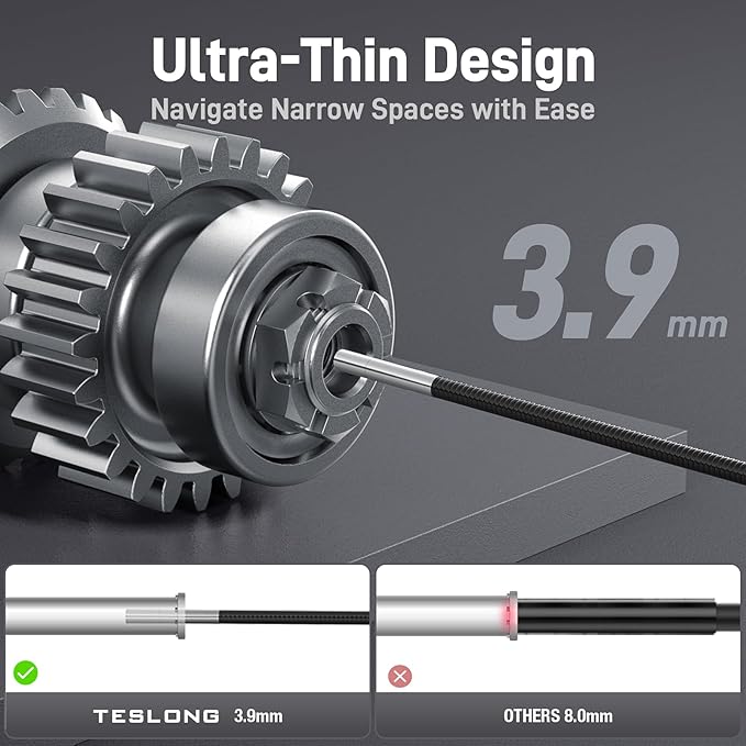 Teslong Ultra-Thin 3.9mm Industrial Endoscope