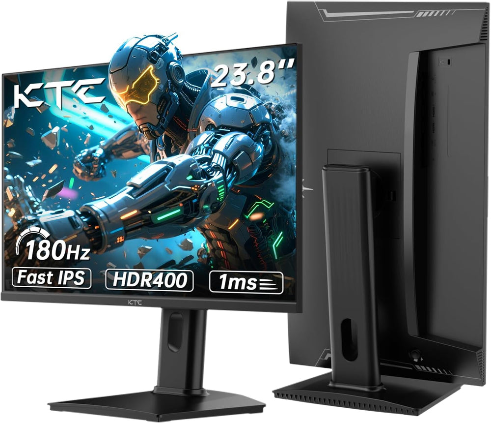 KTC 24 inch Gaming Monitor QHD 180Hz, Fast IPS 1440p Computer Monitor,