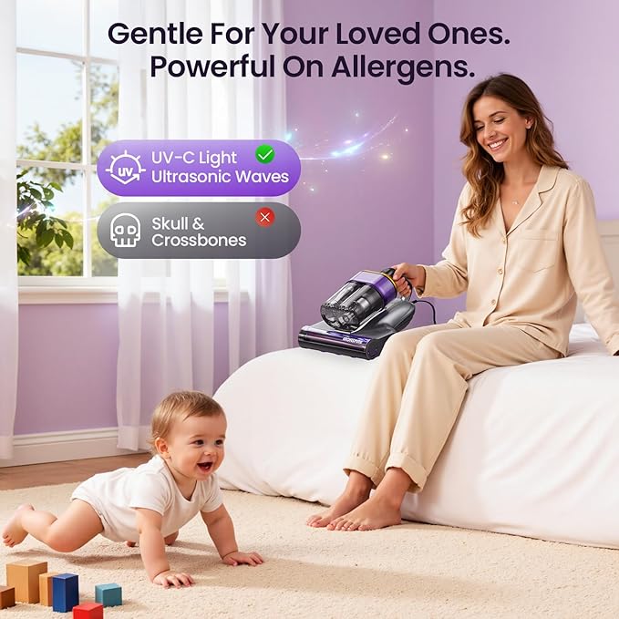 IRONSPIRE Bed Vacuum Cleaner, Mattress Vacuum