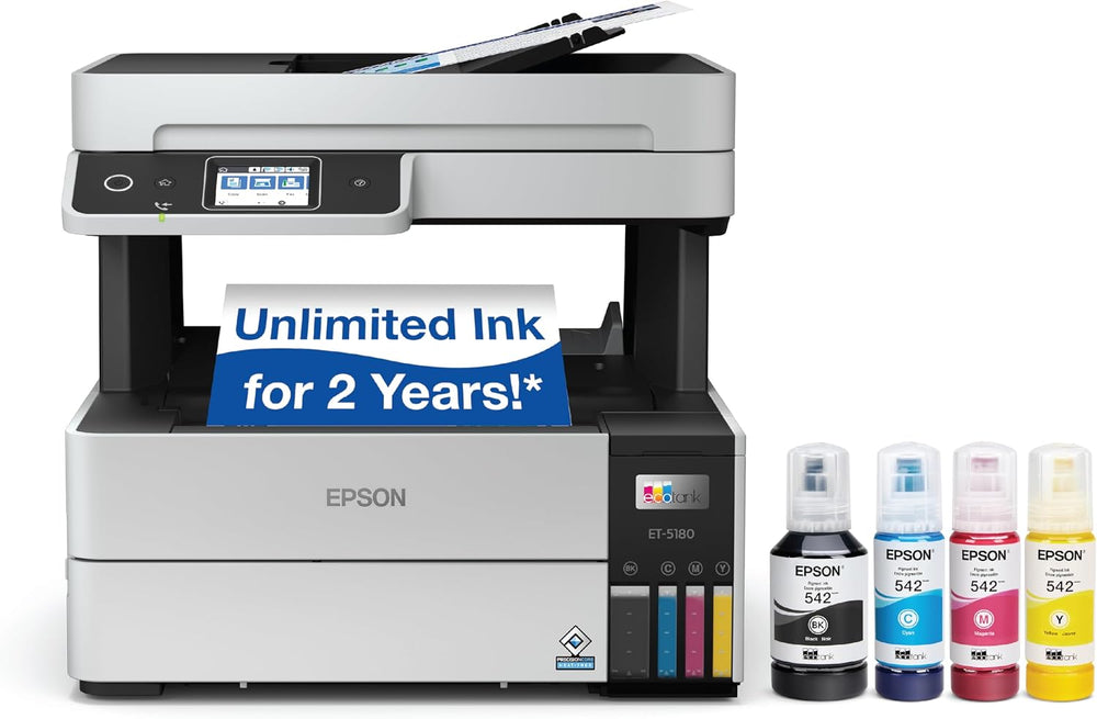 Epson EcoTank Pro ET-5180 Wireless Color All-in-One Supertank Printer