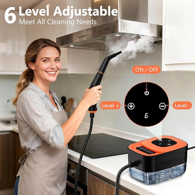 Steam Cleaner, Portable Steamer (16pcs)