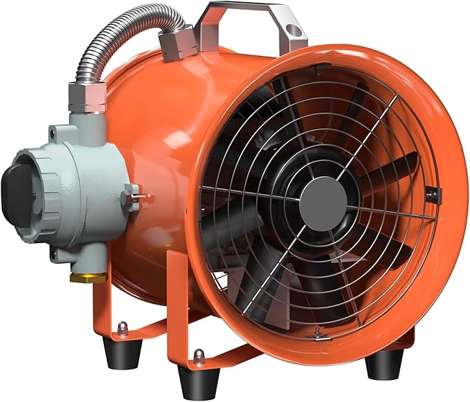 FICBXRA 12 Inch Explosion Proof Fan Portable Utility Blower Extractor Fan