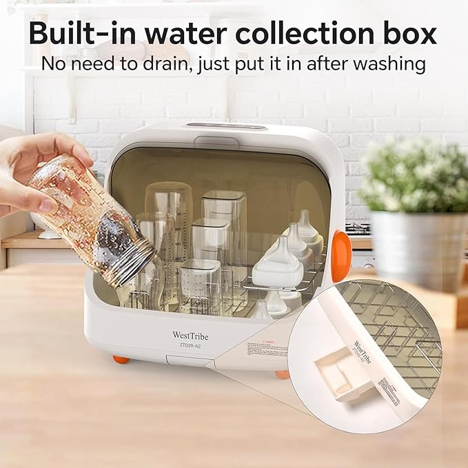 Baby Bottle Sterilizer and Dryer – UV Sterilizer 20L Large Capacity, Hot Air