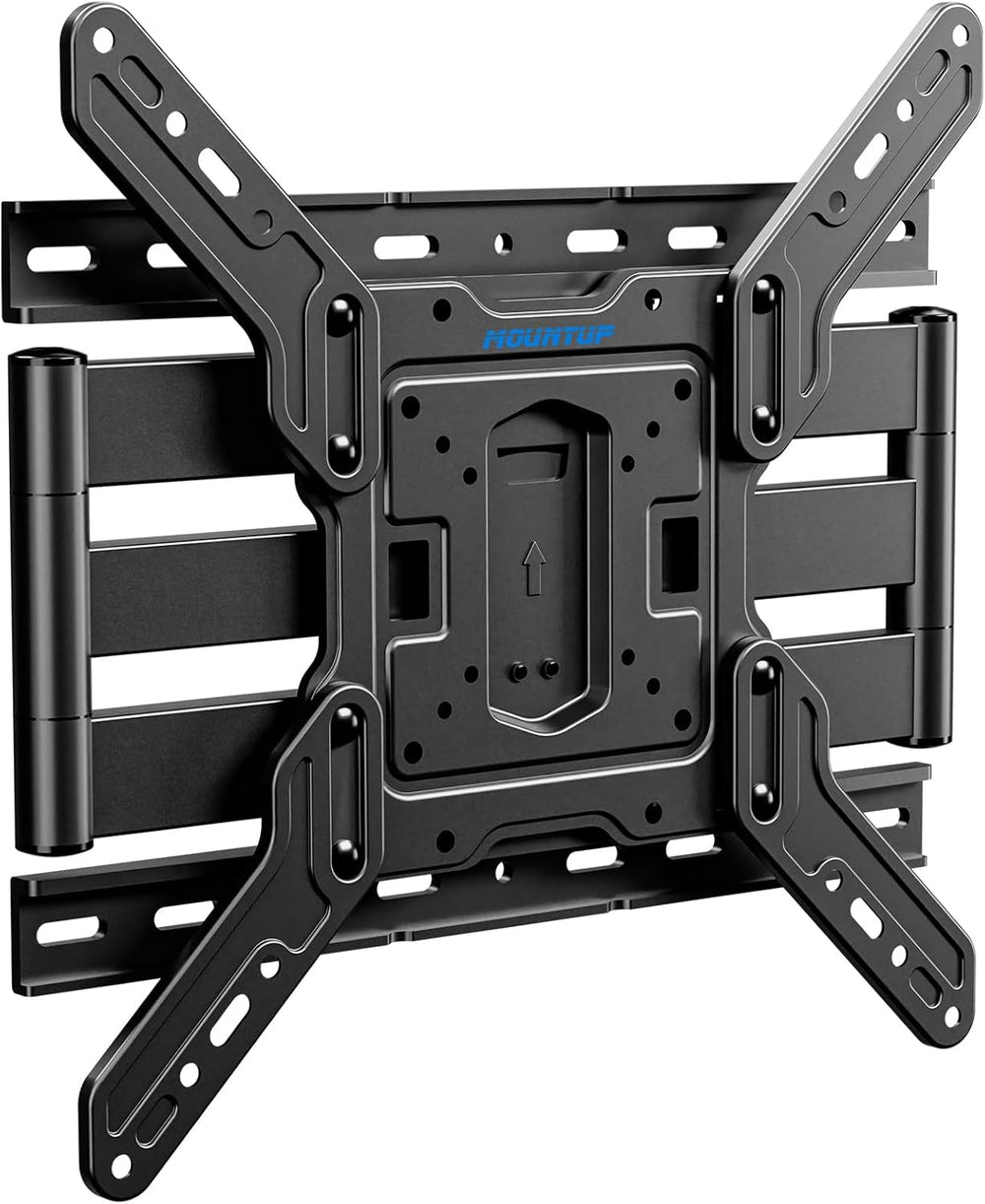 MOUNTUP Ultra Slim Full Motion TV Wall Mount, 1.3" Thin Low Profile TV B...