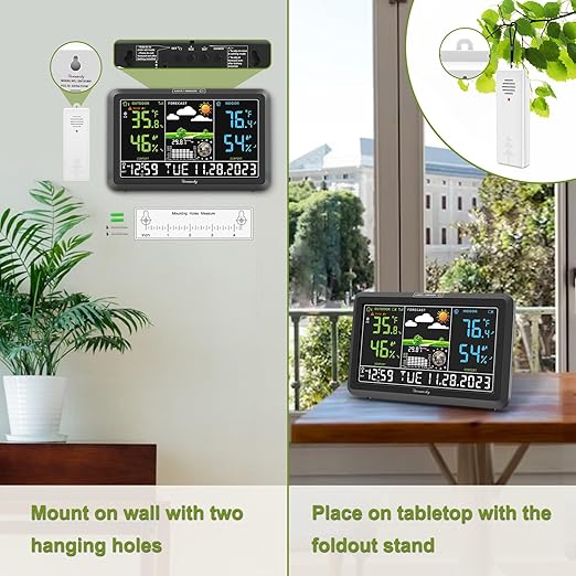 DreamSky Weather Station Indoor Outdoor Thermometer Wireless