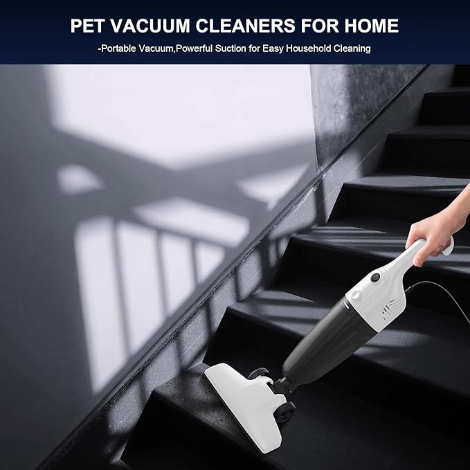 FUNCCUBE Stick Vacuum Cleaner, Corded 2-in-1 Lightweight Vacuum