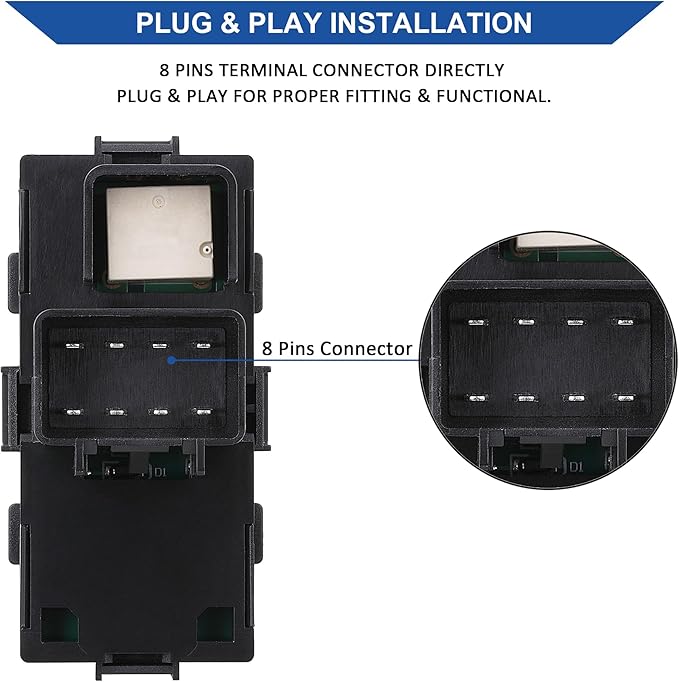 AiYiGu Driver Side Power Window Switch & 3 Pcs Passenger Window Switches