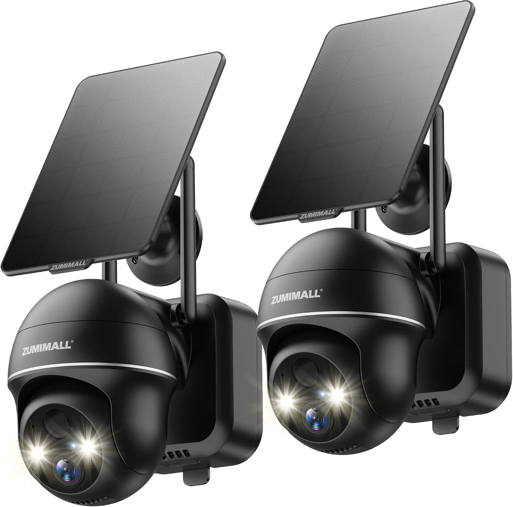 ZUMIMALL Security Cameras Wireless Outdoor (2-Pack)