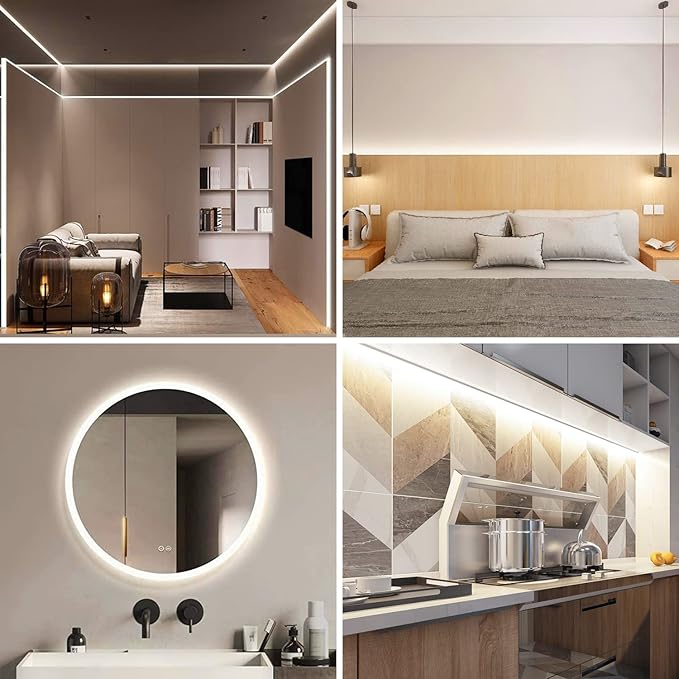 Pandery LED Strip Lights 32.8FT, Dimmable cob led Strip