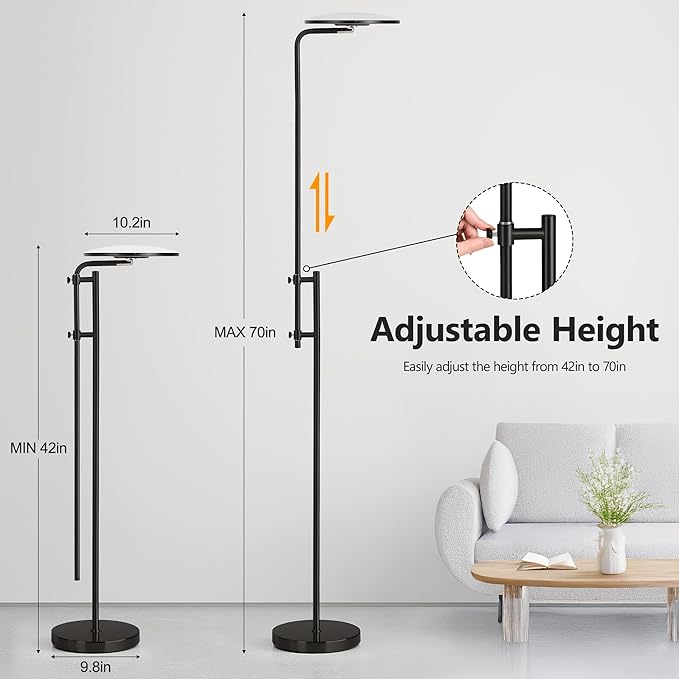 SUNMORY 32W/3000LM Floor Lamps, Super Bright LED Standing Lamp
