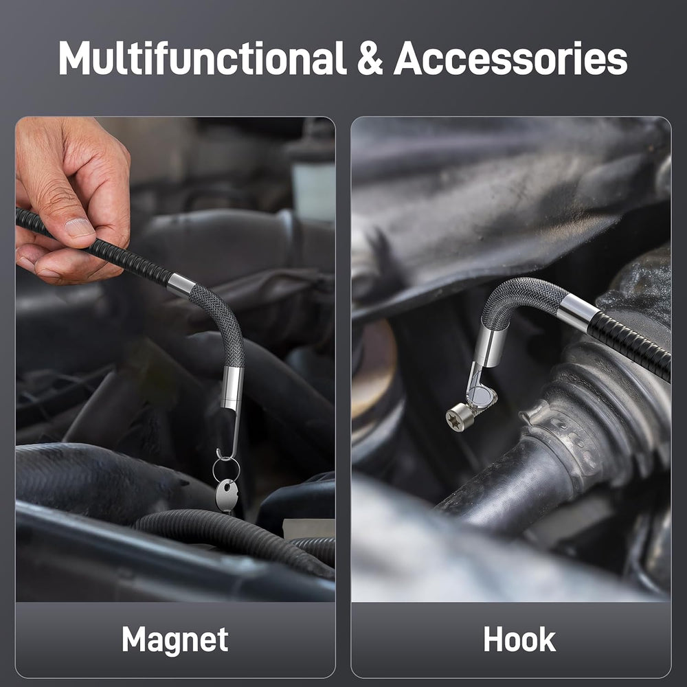 Teslong USB-C Two-Way Articulating Borescope for Home & Auto Inspection