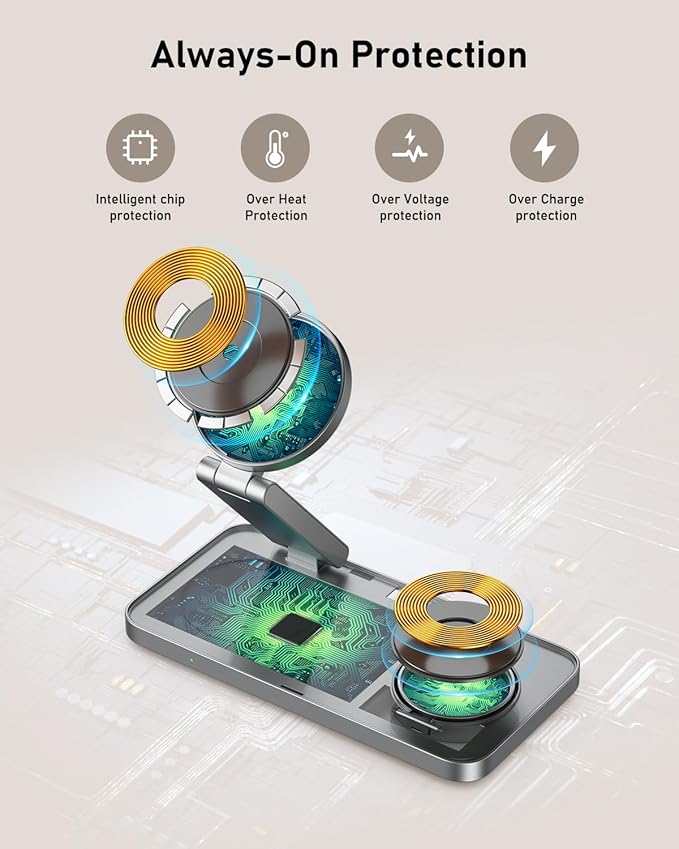 VBA 3 in 1 Wireless Charging Station