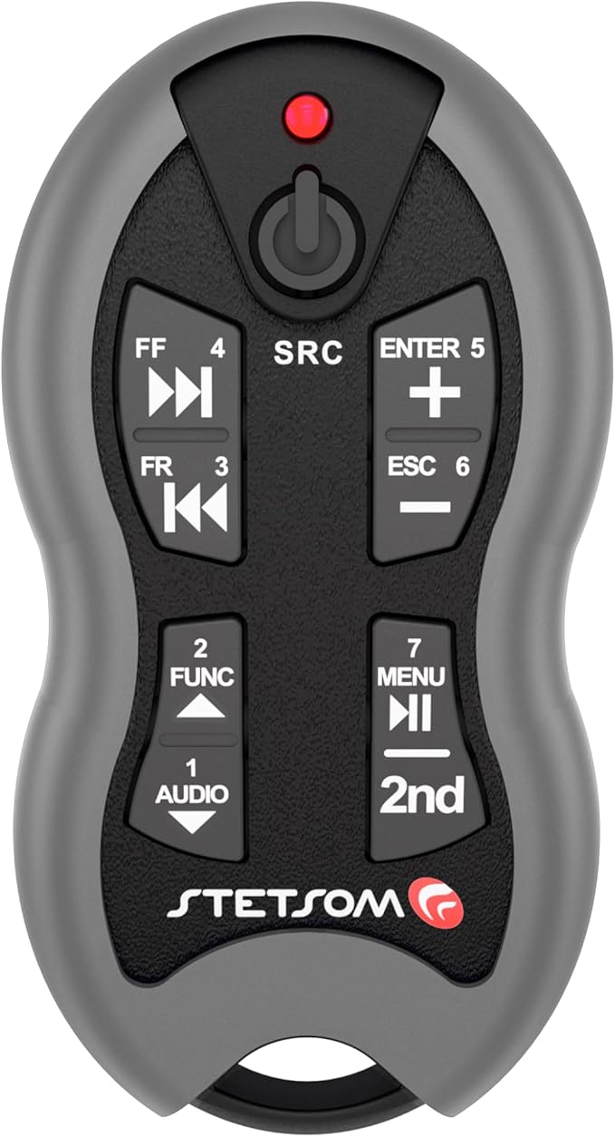 Stetsom SX2 - Universal Remote Control, Long Range, 16 Functions, Learning Mode