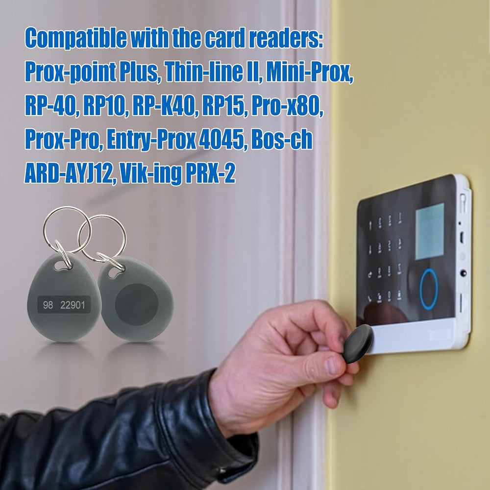 50PCS 26 bit Prox Keyfobs Proximity Fob Frequency 125KHZ H-ID Compatible with...