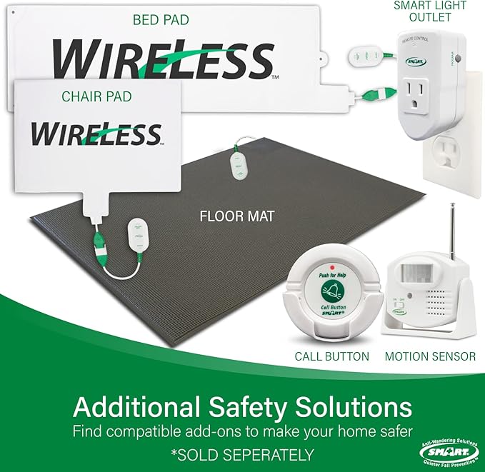 Smart Caregiver Cordless Bed and Chair Exit System