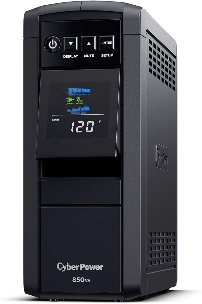 CyberPower CP850PFCLCD PFC Sinewave UPS Battery Backup and Surge Protector
