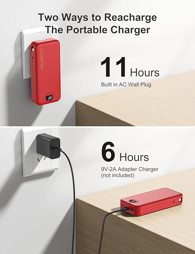 aonidi 20000mAh Ultra-Portable-Charger-Power-Bank PD20W