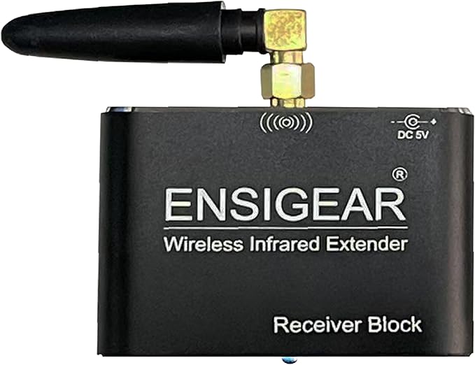 ENSIGEAR Wireless IR Repeater Kit, Infrared Remote Control Extender, Infrared