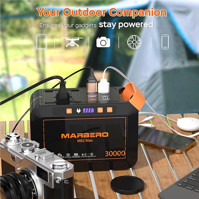MARBERO Solar Generator 111Wh Portable Power Station
