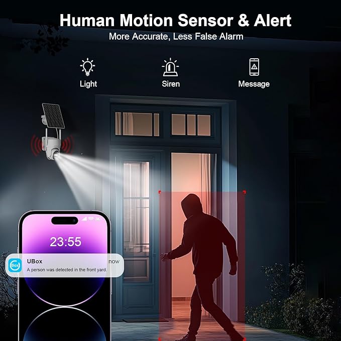 HOSAFE.COM Home Security Cameras Wireless Outdoor, Outdoor Camera Wireless Wi...