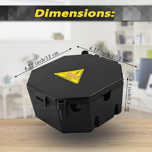 MIARALA Black Open Splice Junction Box, Splice Box Wire Electrical Junction B...