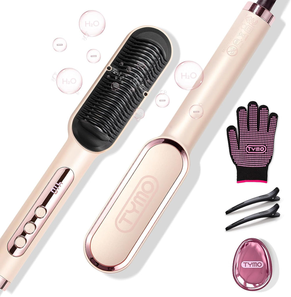 TYMO Ring Plus Ionic Hair Straightener Brush
