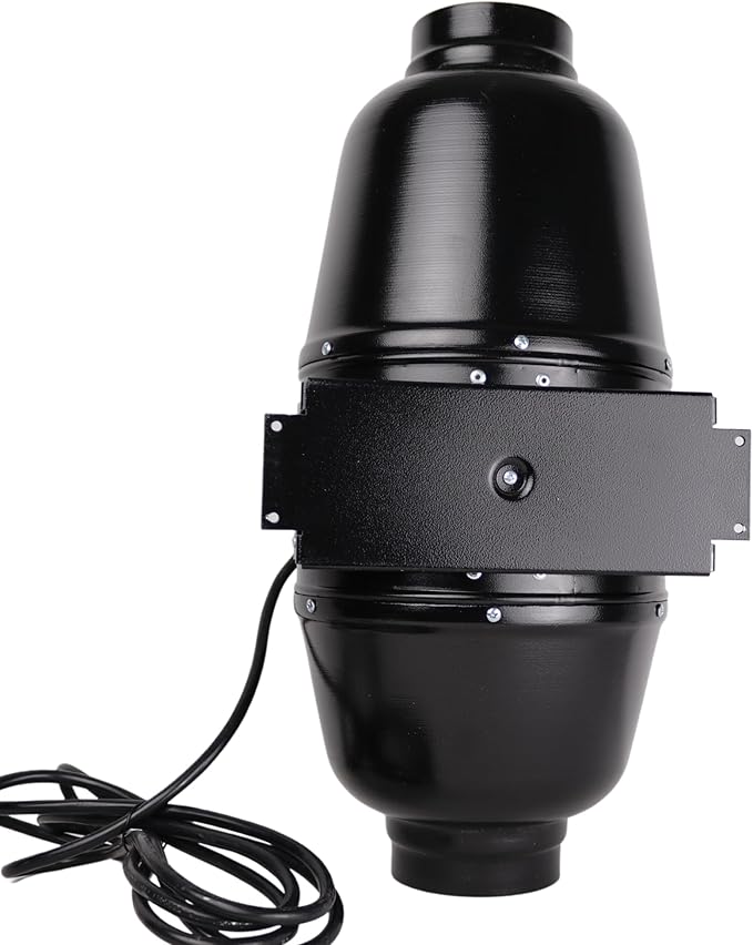 VENTS-US TT Silent M 125-5" Inline Duct Fan Includes Two-Speed Switch
