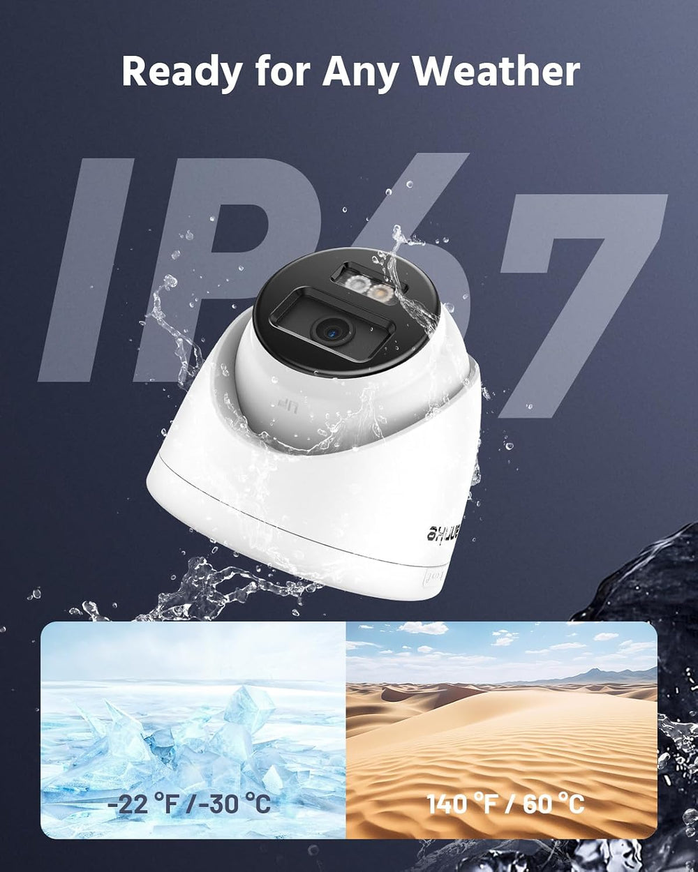 ANNKE 8CH 4K PoE Security Camera System, Color Night Vision, 2TB HDD