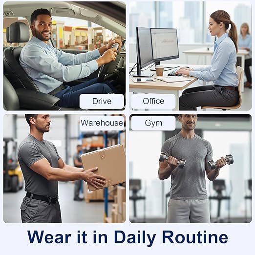Back Posture Corrector Brace for Men & Women, Back-Anchored Shoulder Support