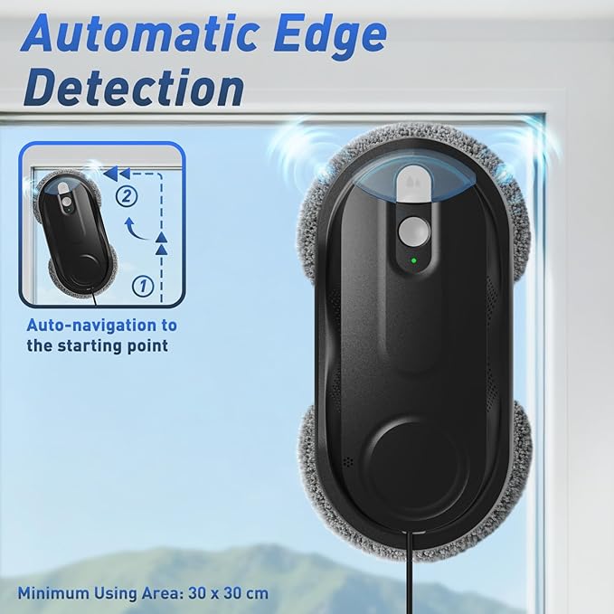 KKI Window Cleaning Robot, Automatic Window Cleaner Robot, Dual Spray, Max