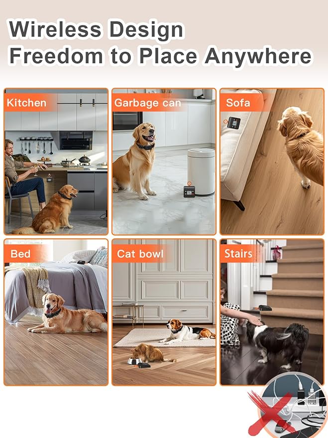 Wireless Pet Barrier with 2 Transmitters