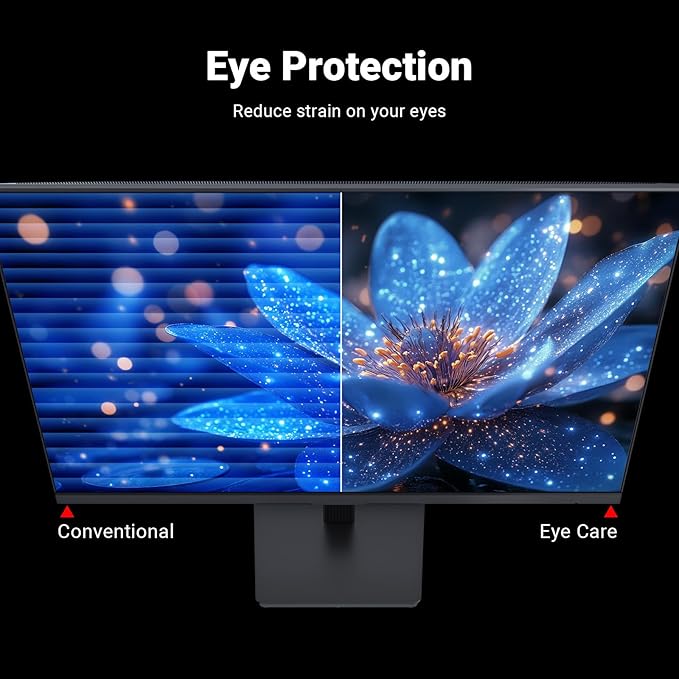 KTC 24 Inch FHD 1080P 100Hz Computer Monitor, VA Panel FreeSync PC Gaming